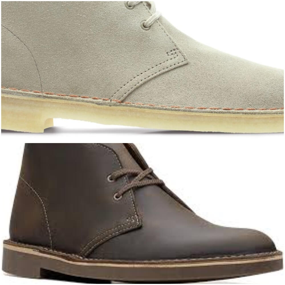 difference between clarks bushacre and desert boot