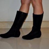 Image of how to keep boots from slouching at the ankle