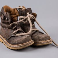 Image of how to fix scraped leather boots