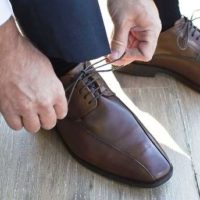 Image of how to lace dress shoes